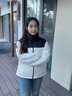 鴨鴨（YAYA）時(shí)空道宇系列羽絨服男2025新款情侶裝立領(lǐng)羽絨面包服外套S 青光黑色 L (175) 【適合130-150斤】 曬單實(shí)拍圖