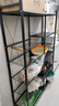 全品屋廚房置物架落地多功能用具層架收納家用水果蔬菜籃子儲物貨S5512 曬單實拍圖