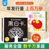 黑白卡專(zhuān)利認證 黑白卡 寶寶視覺(jué)激發(fā)卡大卡(共2冊)黑白卡1+彩色卡1 新生嬰兒早教閃卡 0-1歲寶寶追視大卡 新版 加厚 大尺寸21厘米 專(zhuān)注三十年嬰幼兒視覺(jué)研發(fā) 海潤陽(yáng)光 曬單實(shí)拍圖