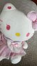 Hello Kitty三麗鷗毛絨玩具布娃娃玩偶鑰匙扣生日七夕情人節(jié)禮物 凱蒂貓公仔 曬單實拍圖