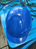霍尼韋爾（Honeywell）安全帽 H99S 純ABS材質(zhì)工地建筑頭盔防砸抗沖擊 藍色透氣 1頂 曬單實(shí)拍圖