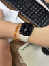 Apple/蘋(píng)果 Watch Series 10 智能手表GPS款42毫米亮黑色鋁金屬表殼濃墨色回環(huán)式運動(dòng)表帶MX1Q3CH/B 曬單實(shí)拍圖