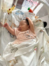 babycare防嗆奶枕頭斜坡枕安撫寶寶防溢奶防吐奶專用枕山茶米44*19CM 曬單實(shí)拍圖