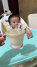 利其爾（Richell） 可按壓學(xué)飲杯兒童吸管水杯嬰兒訓(xùn)練杯暢飲杯吸管杯牛奶杯漱口杯 靈動(dòng)紅 曬單實(shí)拍圖