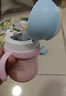 FGA富光兒童保溫杯寶寶幼兒園吸管鴨嘴學飲杯316L不銹鋼喝水壺杯子粉 曬單實拍圖