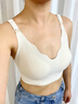 愛(ài)寶適哺乳文胸孕婦內(nèi)衣無(wú)鋼圈孕期喂奶胸罩上開(kāi)扣奶白L碼M450 曬單實(shí)拍圖