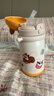 babycare兒童保溫杯小松鼠嬰兒寶寶學(xué)飲杯不銹鋼吸管水杯壺學(xué)生上學(xué)450ml 曬單實(shí)拍圖