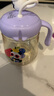 貝親兒童牛奶杯1-3歲寶寶喝水喝奶PPSU直飲奶瓶雙吸管水杯 綠色330mL 曬單實(shí)拍圖