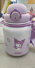 膳魔師（THERMOS）噸噸桶泡泡大肚杯316L不銹鋼便攜大容量保溫杯生日禮物TEMA 酷洛米配杯帶+吸管 950ml 曬單實拍圖
