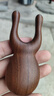 中穩(wěn)堂 小青蛙按摩梳刮鼻器經(jīng)絡(luò)梳眼部按摩棒耳刮面部臉部刮痧提拉鼻子按摩器搓眼周按摩小青蛙檀木按摩梳 曬單實(shí)拍圖