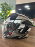 GP摩托車(chē)頭盔四分之三頭盔男四季通用機車(chē)女3C認證雙鏡片半盔藍牙 風(fēng)速銀【遮陽(yáng)雙鏡片】 L【59-60CM】 曬單實(shí)拍圖