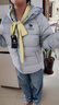 駱駝（CAMEL）戶外羽絨服男女同款情侶加厚保暖面包服 A35WR28002 遠(yuǎn)山藍(lán) M 曬單實(shí)拍圖