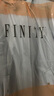 菲妮迪（FINITY）品牌風(fēng)衣春季新款簡(jiǎn)約休閑風(fēng)連帽抽褶耐皺時(shí)尚外套女 藍(lán)色 L 曬單實(shí)拍圖