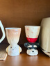 CONGSTUDIO限定手作可愛小狗杯純手工陶瓷杯酒杯趣味創(chuàng)意少女生日禮物禮盒裝 蝴蝶結(jié)「布魯托」 曬單實(shí)拍圖