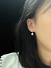 紀詩(shī)哲（GIEVSZHE）珍珠耳環(huán)女氣質(zhì)高級感耳墜鑲鉆耳飾品七夕圣誕節禮物送女友送老婆 十倉直發(fā)【部分地區 當/次日達】 曬單實(shí)拍圖