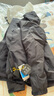 駱駝（CAMEL）三防沖鋒衣戶外登山服防水防風(fēng)防污三合一保暖時尚運(yùn)動外套 A9W214119AX，黑色，男女同款 M 曬單實(shí)拍圖