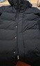 優(yōu)衣庫男裝無縫羽絨大衣/外套夾克連帽羽絨服保暖470079 69 藏青色 L /175/100A 曬單實拍圖