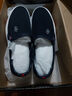 沙馳男鞋春秋季透氣板鞋男士時(shí)尚套腳帆布布鞋一腳蹬休閑鞋懶人鞋子男 3013藍色 39 【皮鞋碼】 曬單實(shí)拍圖