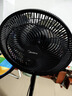美的（Midea）【超級(jí)單品】七葉輕音立式電風(fēng)扇家用柔風(fēng)落地扇臺(tái)式桌面小型風(fēng)扇大風(fēng)量節(jié)能搖頭宿舍電扇 SAF30AB 曬單實(shí)拍圖