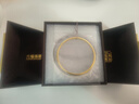 六福珠寶一生一世黃金手鐲泥鰍背福滿傳家足金素圈 計價 56mm-約13.14克 曬單實拍圖