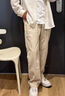 杰雷諾中式復(fù)古苧麻褲子男夏季2025新款寬松闊腿褲國潮垂感直筒休閑褲男 杏色 【苧麻】 XL 適合145-160斤 曬單實(shí)拍圖