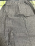 無印良品（MUJI）女式 漢麻棉輕便長(zhǎng)裙 長(zhǎng)半身裙女裙子 25年夏季女裝 BE1VBC5S 灰色條紋 L （165/70A） 曬單實(shí)拍圖