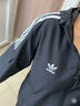 adidas經(jīng)典三條紋運(yùn)動(dòng)連帽夾克外套男女春季新款阿迪達(dá)斯三葉草 黑色   XS 曬單實(shí)拍圖