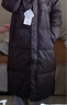 鴨鴨（YAYA）奢金羽絨服女冬季新款極寒長(zhǎng)款過(guò)膝情侶男女同款加厚保暖外套 黑金色 M (建議115-130斤) 曬單實(shí)拍圖