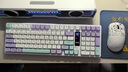 AOC GK300/GK320無(wú)線(xiàn)藍牙有線(xiàn)三模鍵盤(pán)鼠標套裝 多功能屏顯機械手感拼色電競游戲電腦辦公鍵盤(pán)RGB背光 GK320鍵鼠耳機桌墊-電競四件套【紫幻青漾】 曬單實(shí)拍圖