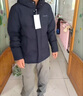 波司登（BOSIDENG）【反季】羽絨服新國標90絨男短款新升級版型高包容連帽保暖外套 黑黛青5177 M 175/96A 曬單實拍圖