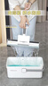 大衛(wèi)膠棉拖把33cm海綿頭桿長(zhǎng)132cm2頭M11 PVA膠棉滾輪式雙排擠水 曬單實(shí)拍圖