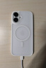 藍猩先生適用蘋(píng)果17手機殼 iPhone17保護殼AI按鍵橙標膚感磁吸防滑親膚防摔手機保護套 白 曬單實(shí)拍圖