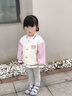 G.DUCKKIDS小黃鴨童裝女童外套春秋季新款兒童棒球服女寶寶秋裝開(kāi)衫夾克上衣 杏色 100 尺碼2~3歲【90-100cm】cm 曬單實(shí)拍圖