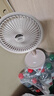 SOLOVE素樂(lè)質(zhì)造F5桌面小風(fēng)扇空氣循環(huán)扇usb充電小型便攜宿舍辦公室戶外露營(yíng)臺(tái)式搖頭空調(diào)伴侶大風(fēng)力 粉 曬單實(shí)拍圖