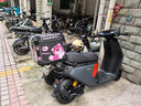星騎俠裂行pcx160摩托車(chē)尾箱uy125uu鋁合金尾箱巧格i電動(dòng)車(chē)小牛n1后備箱 45草莓熊黑+內襯+靠背+碳座 曬單實(shí)拍圖