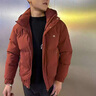皮爾卡丹（pierre cardin）棉服男款2025年新款冬季潮牌痞帥連帽刺繡棉衣短款感冬裝外套 紅色 M 建議90-110以內(nèi) 曬單實拍圖