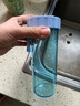 特百惠（Tupperware）瑩彩430ML塑料杯男女士學生夏季運動水杯子戶外便攜大容量 冰水藍 曬單實拍圖