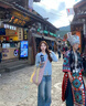 妃奧絨【撤柜】氛圍感假兩件拼接設計針織開(kāi)衫女刺繡圖案毛衣外套軟糯 淡藍 M 曬單實(shí)拍圖