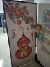 斯麗凱新中式現代簡(jiǎn)約鋁合金屏風(fēng)隔斷客廳遮擋入戶(hù)玄關(guān)臥室酒店移動(dòng)座屏 金色 鋁合金80cm寬*180cm高 曬單實(shí)拍圖