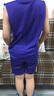 361°兒童運動(dòng)套裝25夏季男童3-14歲速干透氣籃球套裝 紫140 曬單實(shí)拍圖