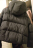 坦博爾秋冬新款羽絨服女時(shí)尚百搭短款連帽外套TBF530360D 黑色 S (160) 曬單實(shí)拍圖
