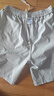 回力短褲男夏季透氣薄款寬松休閑百搭跑步褲子沙灘褲五分短褲白灰XL 曬單實(shí)拍圖