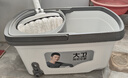 大衛旋轉拖把36cm桿伸縮99-127cm 4頭加厚拖布  D10雙驅動(dòng)免手洗 曬單實(shí)拍圖