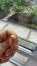中銀億金碎碎冰五帝幣黃金戒指女足金錢幣指環(huán)活口七夕情人節(jié)禮物送女友 碎碎冰錢幣戒指 金重約3.8g 曬單實拍圖