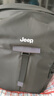 JEEP機(jī)能雙肩包大容量男士背包商務(wù)出差旅行17.3英寸電腦包大學(xué)生書包 黑色 曬單實(shí)拍圖