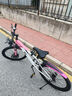 361度男女孩中大兒童自行車(chē)7-17歲雙碟剎減震青少年學(xué)生腳踏越野山地車(chē) 櫻花粉】 輻條輪-單速-騎行禮包 24寸【身高150-170cm】約12-17歲 曬單實(shí)拍圖
