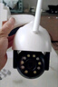海爾（Haier）無(wú)線(xiàn)家用攝像頭手機遠程監控器360度無(wú)死角帶夜視全景語(yǔ)音農村室外高清wifi戶(hù)外防水旋轉球機 曬單實(shí)拍圖