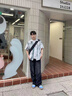 AJMG經(jīng)典板鞋男女款專柜正品藍色運動休閑鞋2025新款三杠百搭阿甘鞋 官網(wǎng)正品-藍白絨面（專柜版） 42 曬單實拍圖