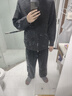 gxg.jeans男裝 含羊毛質(zhì)感面料立領(lǐng)拉鏈開(kāi)襟毛衣線(xiàn)衫外套25秋新品 黑灰 2XL 曬單實(shí)拍圖