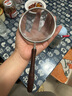 品喻（PINYU）不銹鋼漏網(wǎng)漏勺細(xì)網(wǎng)豆?jié){中藥過濾網(wǎng)果汁打沫勺面粉篩胡桃木手柄 曬單實(shí)拍圖